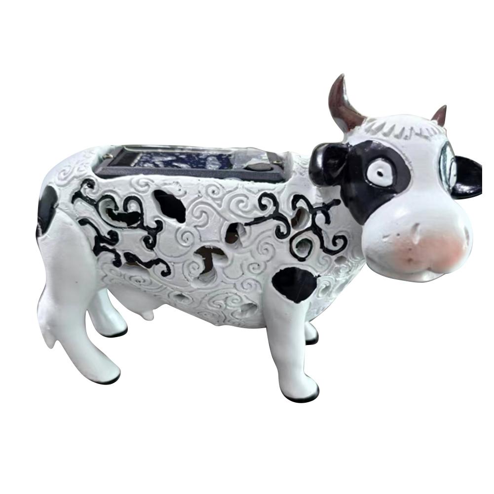 Garden Solar LED Lamp Waterproof Daisy Cow Lawn Light Courtyard Ornament Decoration Outdoor Landscape Lighting