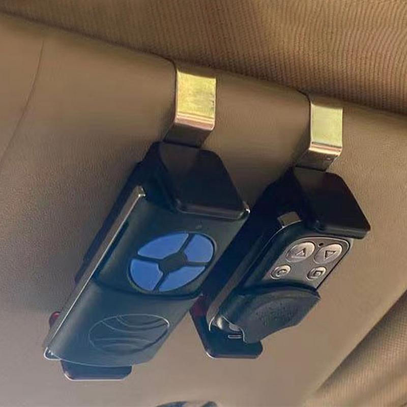 Neuer Auto Schlüssel Clip Halter Auto Sonnenblende Clip Garagentorsteuerung Einstellbar 45-67mm Garagenfernbedienungsclip Zubehör Öffner