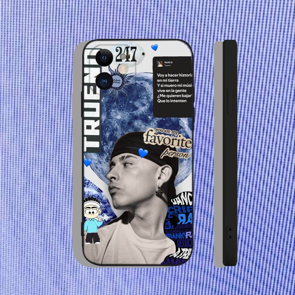 

Trueno EUB Tour 2025 For iPhone 17,16,15,14,13,12,11,X,XR,Air,Pro,Max,Plus Soft Funda Black Phone Case iPhone16plus