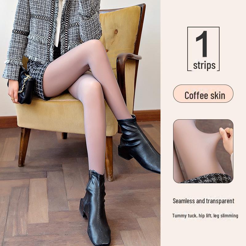 Gray Light Leg Artifact: Women's Autumn & Winter Nude Stockings Pantyhose