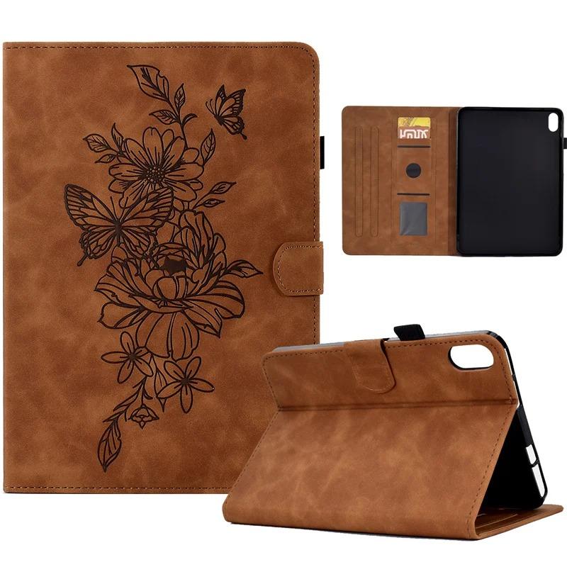 Funda For Xiaomi Redmi Pad 2 11" Cover 2025 For Redmi Pad 2 11 Tablet Case 3D Emboss Butterfly Beautiful Flower Card Slots Shell