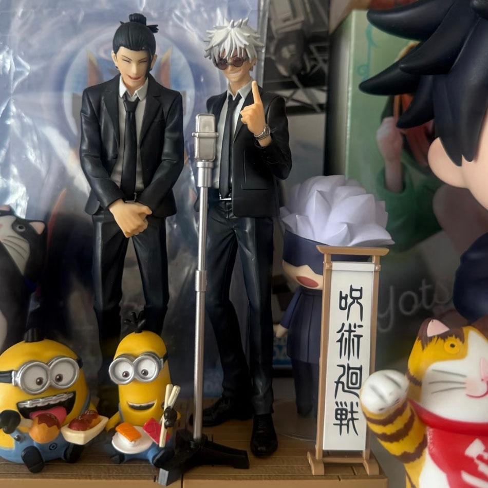 Anime Figure Jujutsu Kaisen Satoru Gojo Suguru Geto PVC Anime Character Model Desktop Decoration New Year Gift