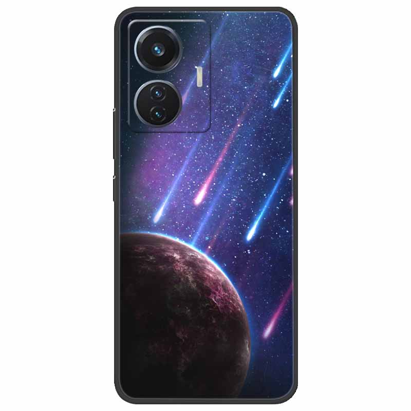 Christmas Case For Vivo T1 44W Soft Silicone Back Cover for Vivo T1 4G Snapdragon 680 Phone Case Cartoon V2153 VivoT1 4G Funda