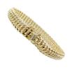 Yellow Gold American Mesh Bracelet - Woman 18cm