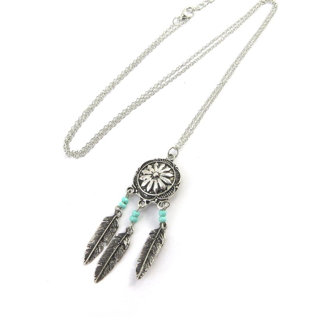 Les Trésors De Lily [M6166] - Turquoise 'Navajos' Long Necklace