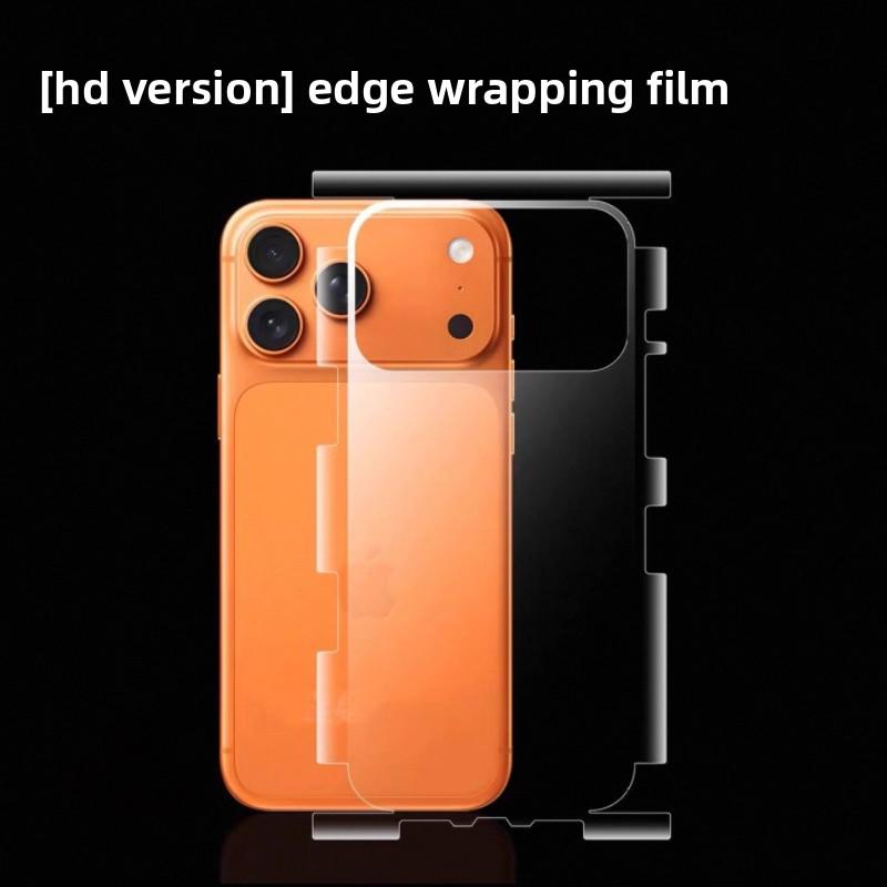 

For For Iphone 17 Pro Max 16 Plus 15 14 13 12 11 2IN1 HD Side Frame+Back Protective Film For For Iphone 17 Pro Air Border Hydrogel Film iPhone 11