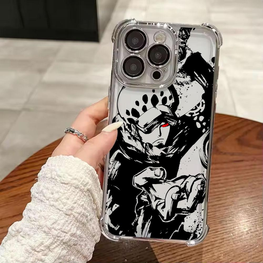 Japanese Anime O-One Piece Art Funda For iPhone 17 Pro 16 15 14 13 12 11 Pro Max Case 17 Plus 17E 16E 17Air Silicone Phone Cover