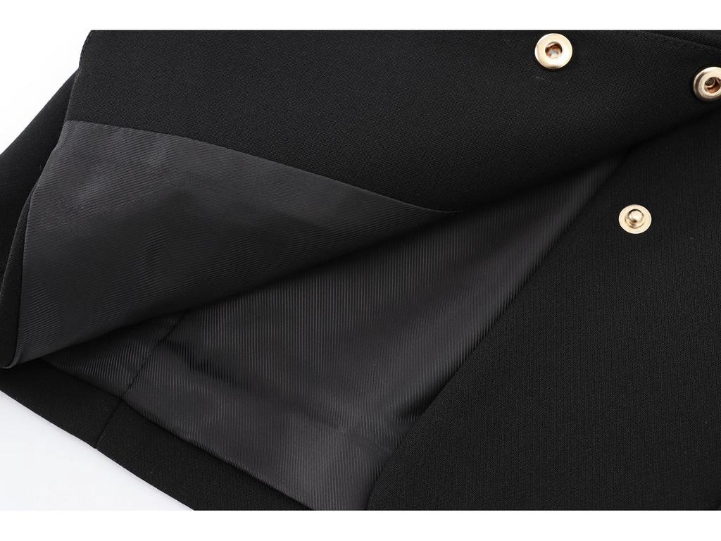 Winter 2024 Damenmode Jackenanzug mit Metallschnalle - Europäischer & Amerikanischer Stil