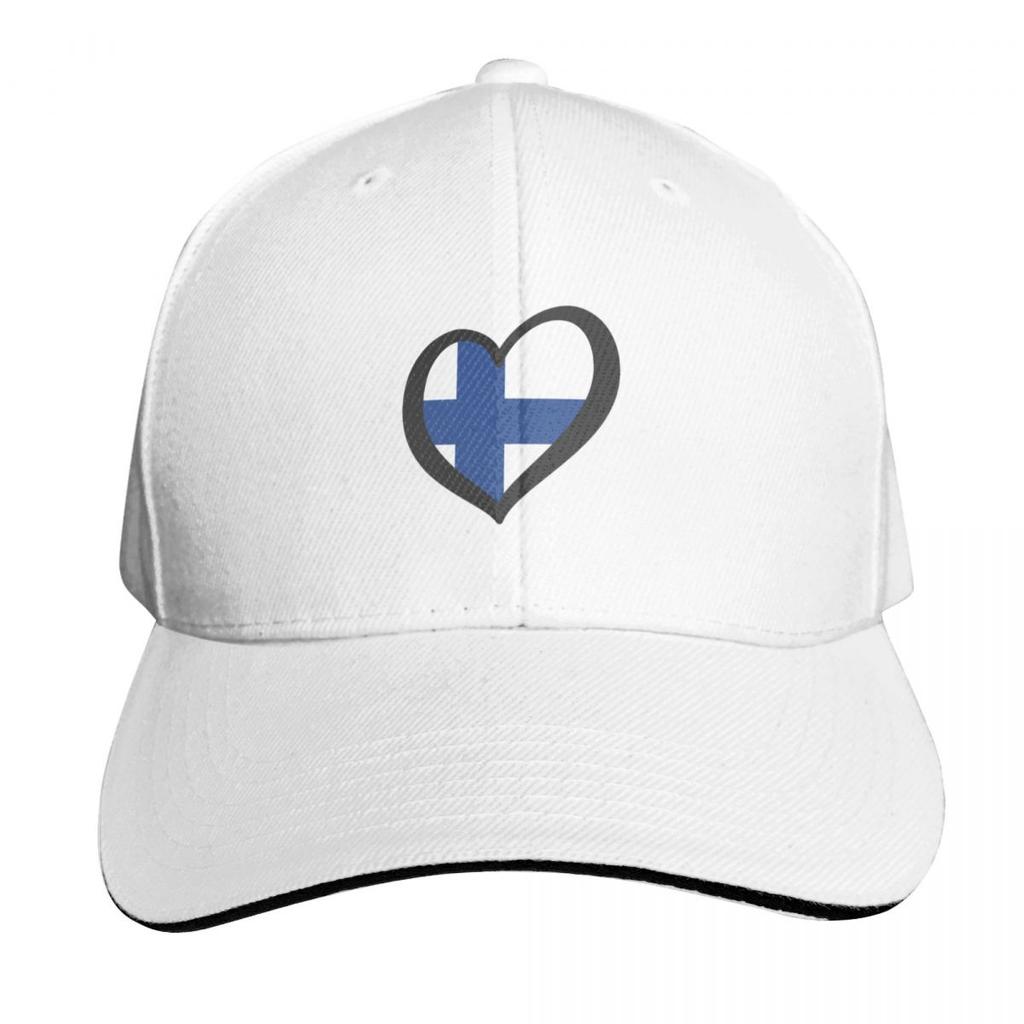 Eurovisionstyle Heart Finland Baseball Cap Luxury Unisex Cap Rugby Golf Cap Snapback For Girls Unisexs