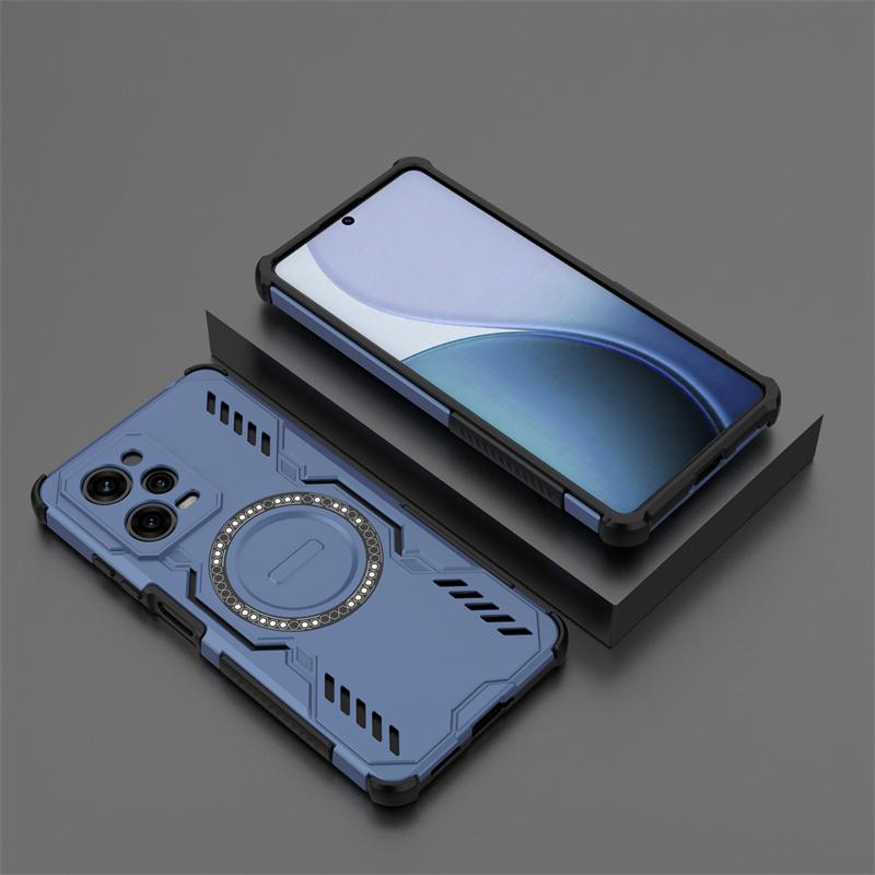 Shockproof Armor Case For Xiaomi Poco X5 Pro Magnetic Adsorption Wireless Charge Cover Poco X5 Pro 5G Case For Poco X5 Pro Case