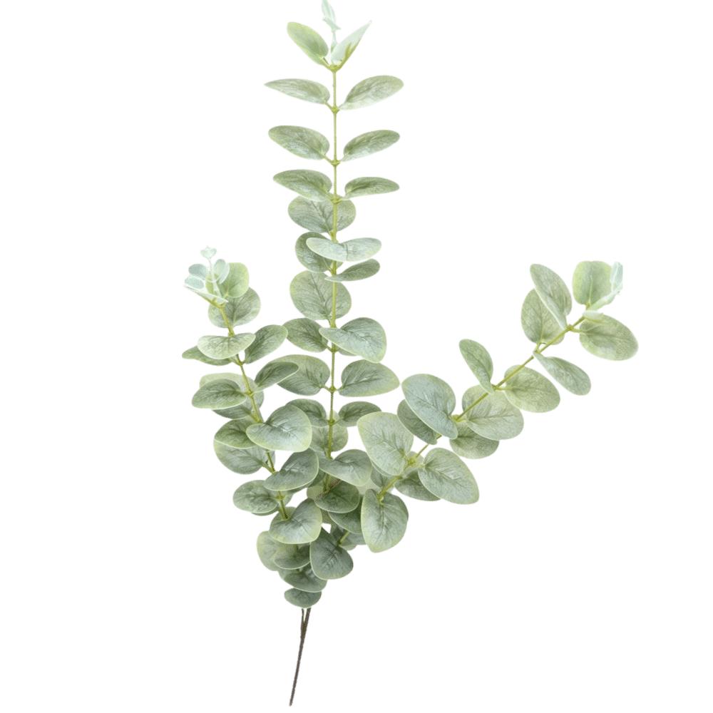 Green Color Artificial Eucalyptus Stems Silk Artificial Flowers  Garden Decoration