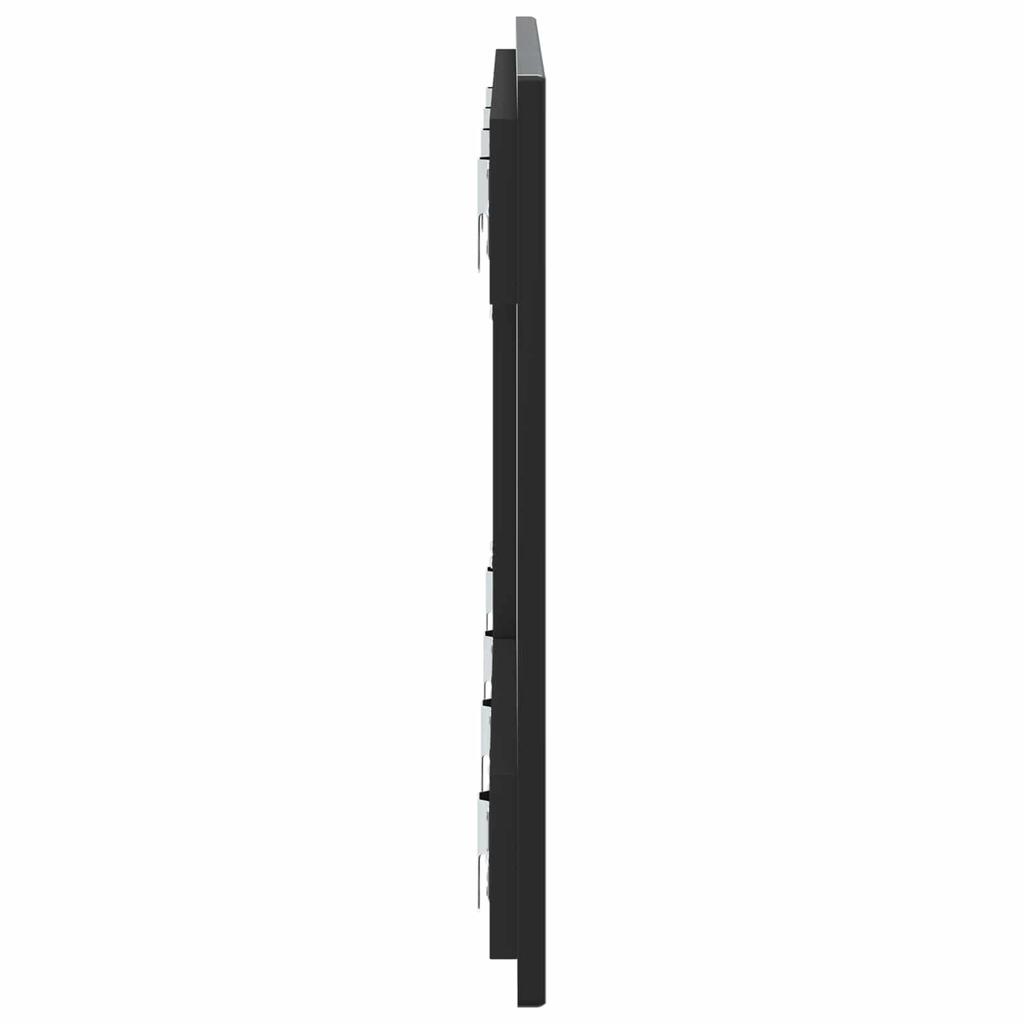 Wall Mounted Headboard ARNHEM Black Engineered Wood