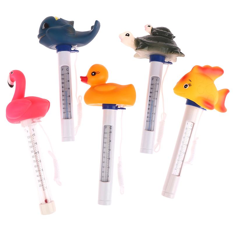 1Pc Swimming Pools Water Temperature Thermomet Fast Accurate Result Floating Cartoon Animal Water Temperature Measure Meter