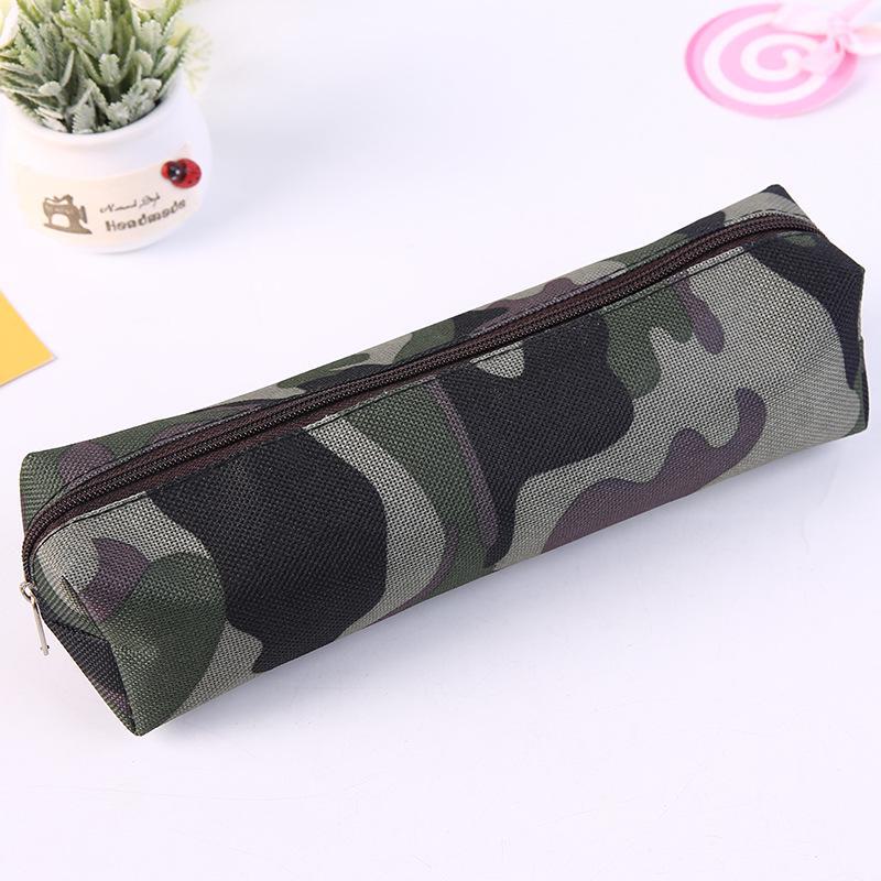 Creative Camouflage Large Capacity Oxford Cloth Pencil Case - Fashionable and Dirt-Resistant for Students and Military Training