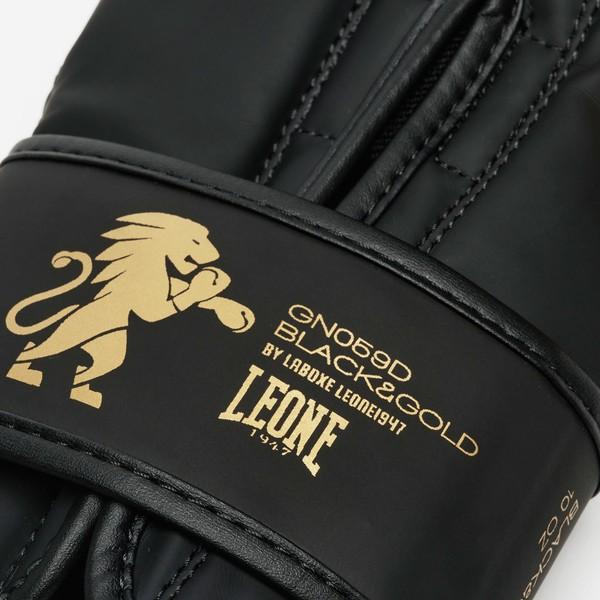 Leone Boxing Gloves Black&Gold 10oz