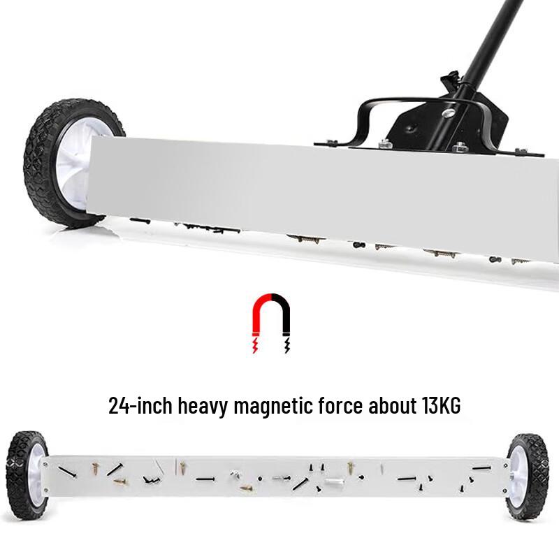 Industrial Hand-Push Magnetic Sweeper