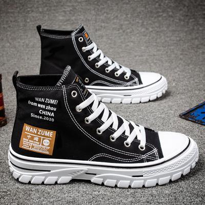 Chaussures en toile montantes polyvalentes pour hommes, baskets respirantes et confortables, chaussures décontractées, chaussures de marche, baskets Hip Hop pour adolescents
