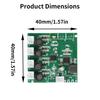 DC6-24V Wide Voltage Four Spray Spray Humidifier Module Atomization Module Diy Ultrasonic Atomizer PH2.0 terminal