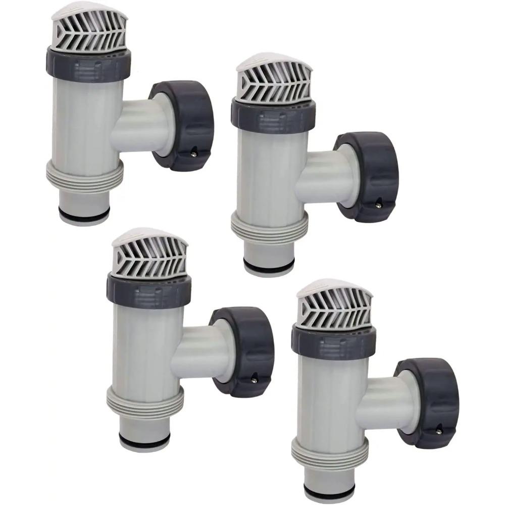 4 шт. 10747 25010 Штуцер шланга клапана-поршня с уплотнительным кольцом для сборки надземного бассейна и песочного фильтр-насоса для бассейна 25080RP 10747