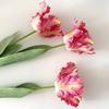 Kunstig tulipan realistisk falsk blomst med blader ingen vedlikehold falsk tulipan for hjemmedekor bryllupsfest bordpynt