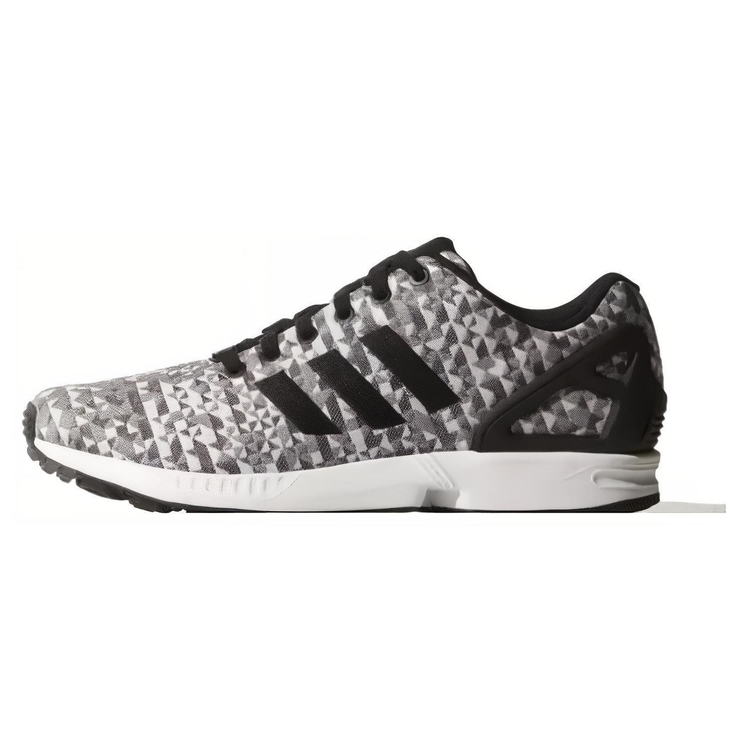 Adidas ZX Flux Weave Grey Prism Men Sneakers White Black B34472 42