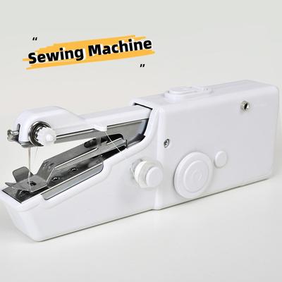 El DİKİŞ MAKİNESİ Mini Taşınabilir Asistan Ev Akülü Elektrikli Dikiş Dikiş Seti Hızlı Onarım DIY Elbise