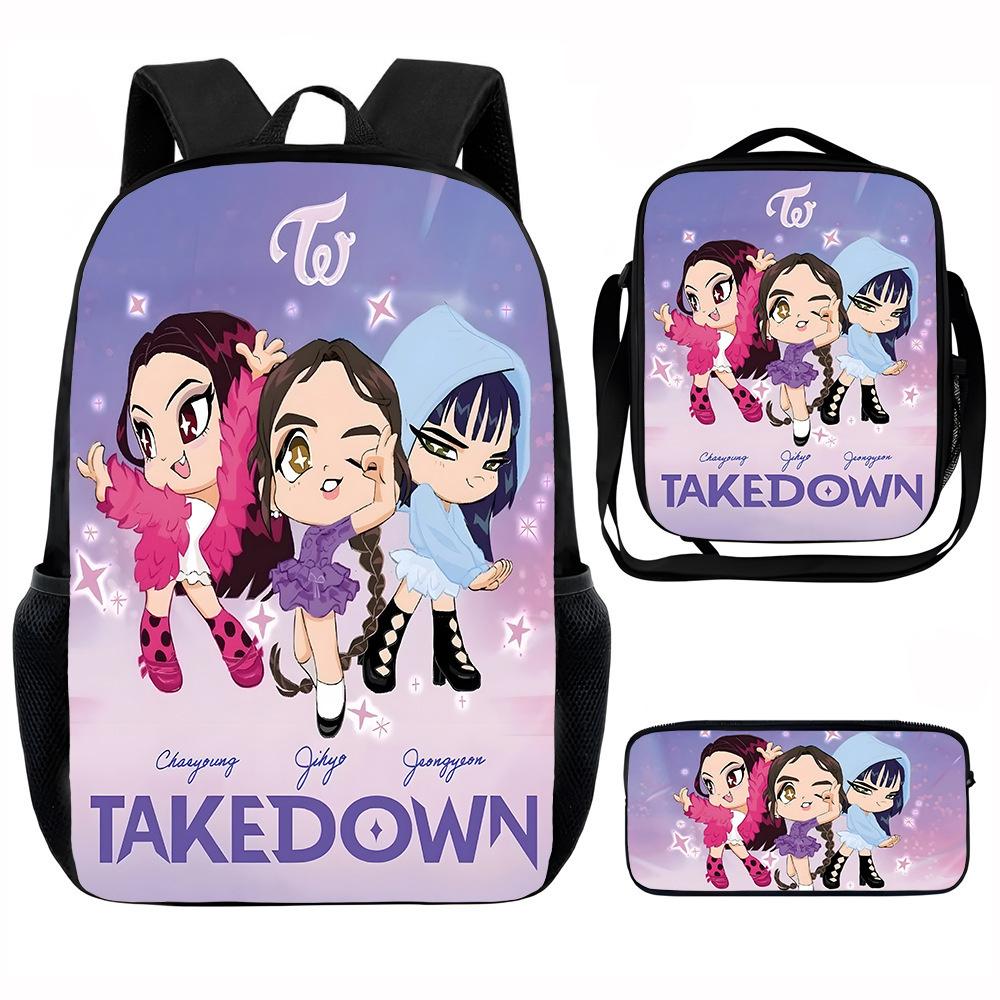 K-Pop Hunter Magic Girls New Children's Backpack DIY Customizable Unisex Student Bag Kindergarten Double Shoulder Cute Cartoon