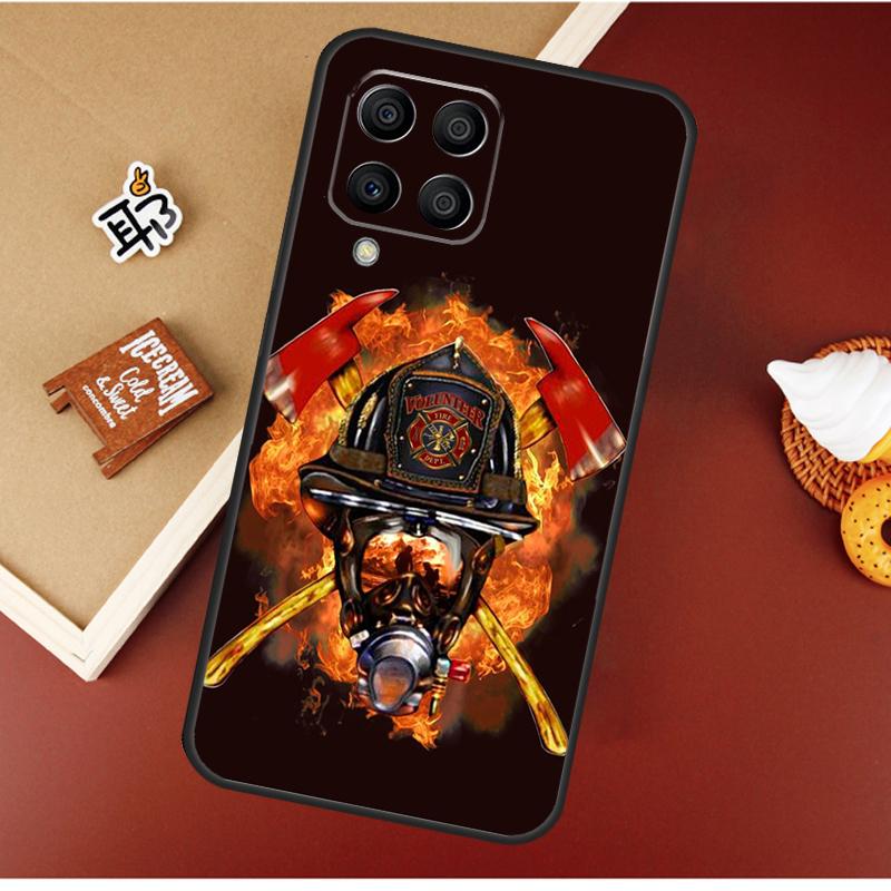 Firefighter Fire Fireman Case For Samsung Galaxy M21 M20 M23 M31 M11 M54 M14 M34 M13 M52 M32 M12 M16 M36 M56 M15 M55