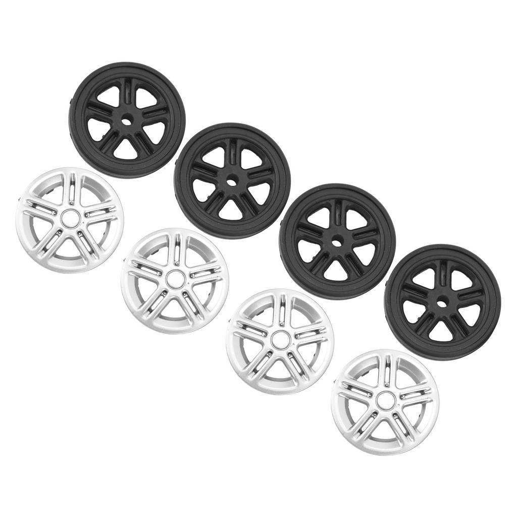4Pcs Luggage Swivel Wheels Lightweight Flame Retardant Heat Insulation Suitcase Replacement Wheels for Repair