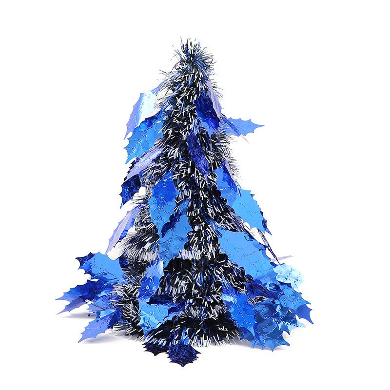 Kreativer Mini-Schreibtisch-Weihnachtsbaum, Gehäkelter Weihnachtsbaum, Weihnachtsdekorationen