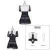 Vestido de Cosplay da Frankie Stein de Monster High Com Material Macio de Nylon Para Role Play de Anime