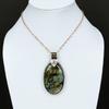 Labradorite Gemstone Pendant Copper Wire Wrapped Pendant Moonstone Jewelry Handmade Pendant Gift For Her Unique Copper Jewelry Healing Stone