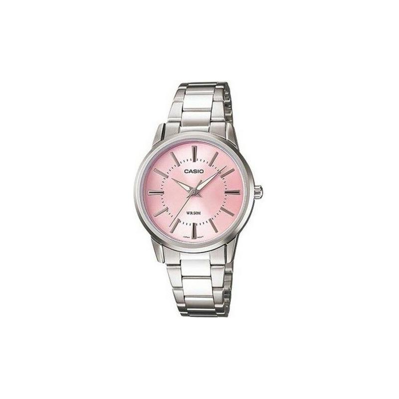 Casio STANDARD Series DRESS Series Waterproof Business Quartz Movement Stainless Steel Strap Japanese and Korean Women s Watch Pink LTP-1303D-4A розовый