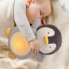 Breathing Stuffed Animal Breathing Penguin Doll Baby Sleep Companion Soothing Doll for Nursery Bedtime Relaxation Birthday Daily