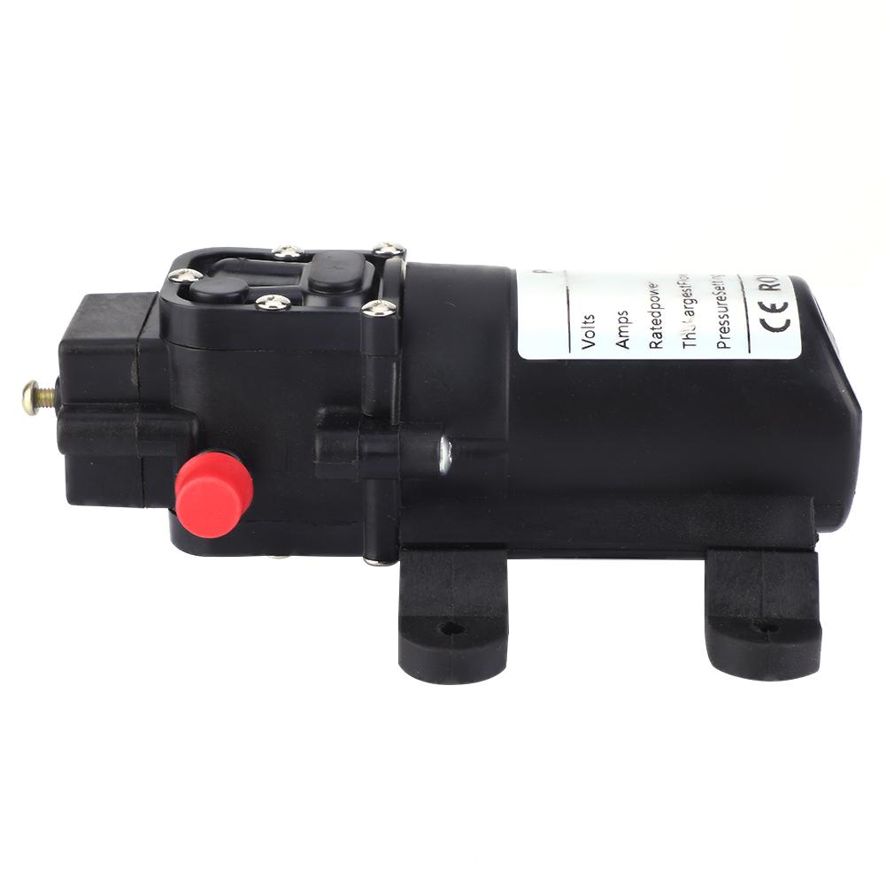 Double Side Straight Pipe Self Priming Single Suction Diaphragm Water Pump 24V 70W
