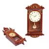 1:12 Dollhouse Miniature Wall Clock Miniaturas Home Decor Accessories Toy For Kids Creative Play
