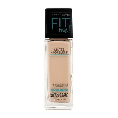 Fit Me, Matte + Poreless Foundation, 112 Natural Ivory 1 Fl Oz