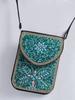 Bohemian Theme Pu Handbag With Magnetic Flap And Floral Accents For Daily Outings