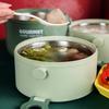304 Stainless Steel Insulated Circular Lunch Box 1000/1600ml Compartment Lunch Box  School