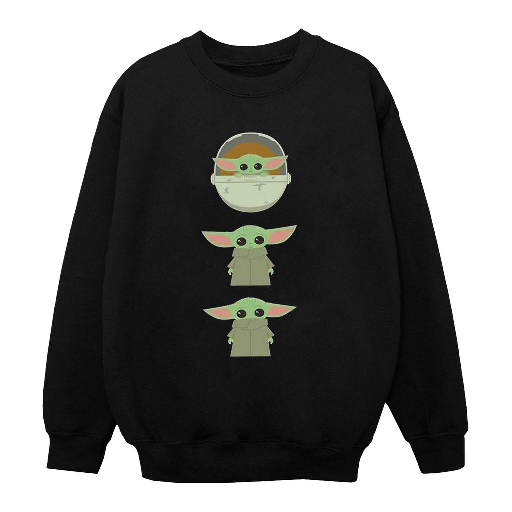 STAR WARS Girls The Mandalorian The Child Posing Sweatshirt
