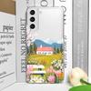 Pink House Holiday Home Grange Scenery Phone Case for Samsung Galaxy A14 A56 A55 A54 A36 A53 A51 A13 A15 A25 A52 5G Soft Covers