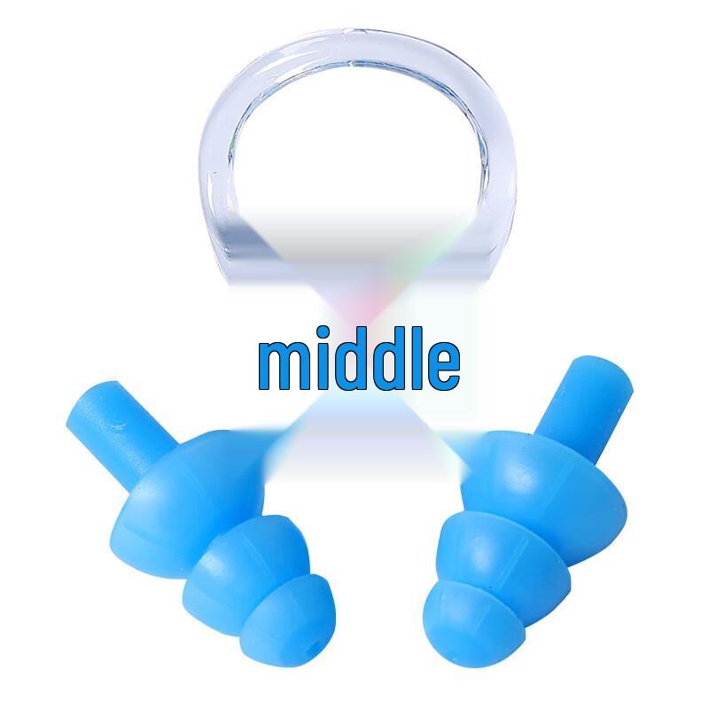 Набор зажимов для носа и берушей для плавания Yimai