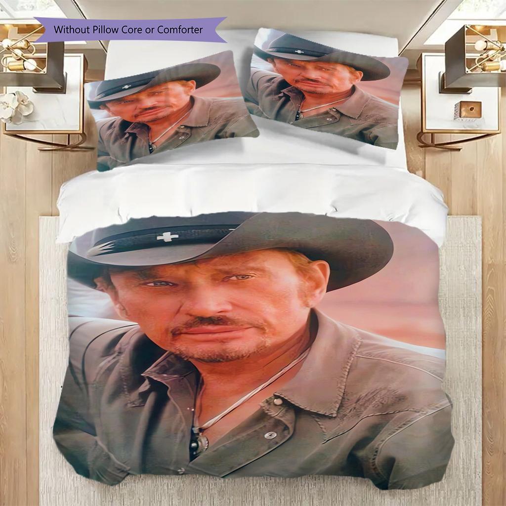 Cowboy Spirit Bedding (1 * duvet cover + 2 * pillowcase, without core) 2D Flat Duvet cover and pillowcase Bedding set Soft and comfortable