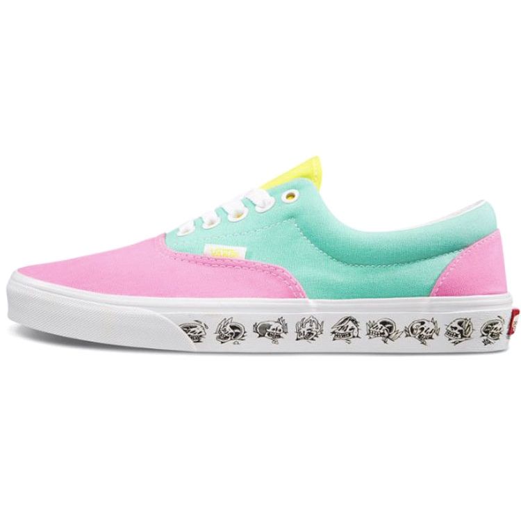 

Vans Era Skulls — кроссовки унисекс с розовым опалом VN0A38FRT5N