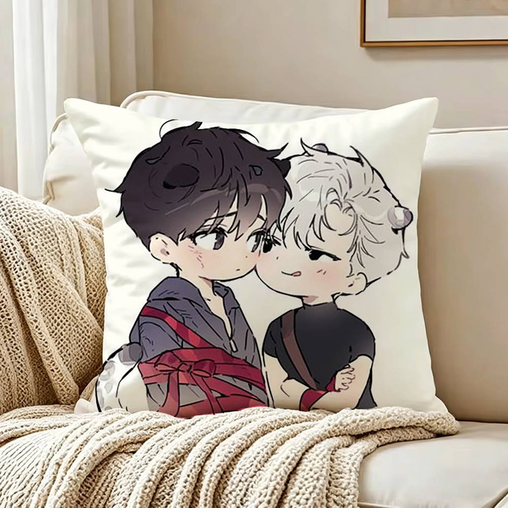 BL Manhwa PPassion Pillow Case Living Room Sofa Cushion Cover Suitable For Home Bedroom Room Decoration