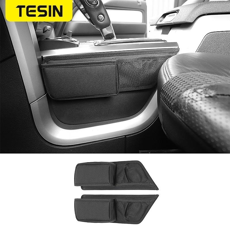 

TESIN Stowing Tidying For Ford F150 Raptor Car Gear Shift Storage Bag Organizer Tray Accessories For Ford F150 Raptor