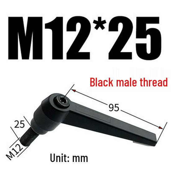 Adjustable Ratchet Handle L-Shaped Wrench with M5/M10/M16 Set Screw 7-Shaped Quick Lock Bolt