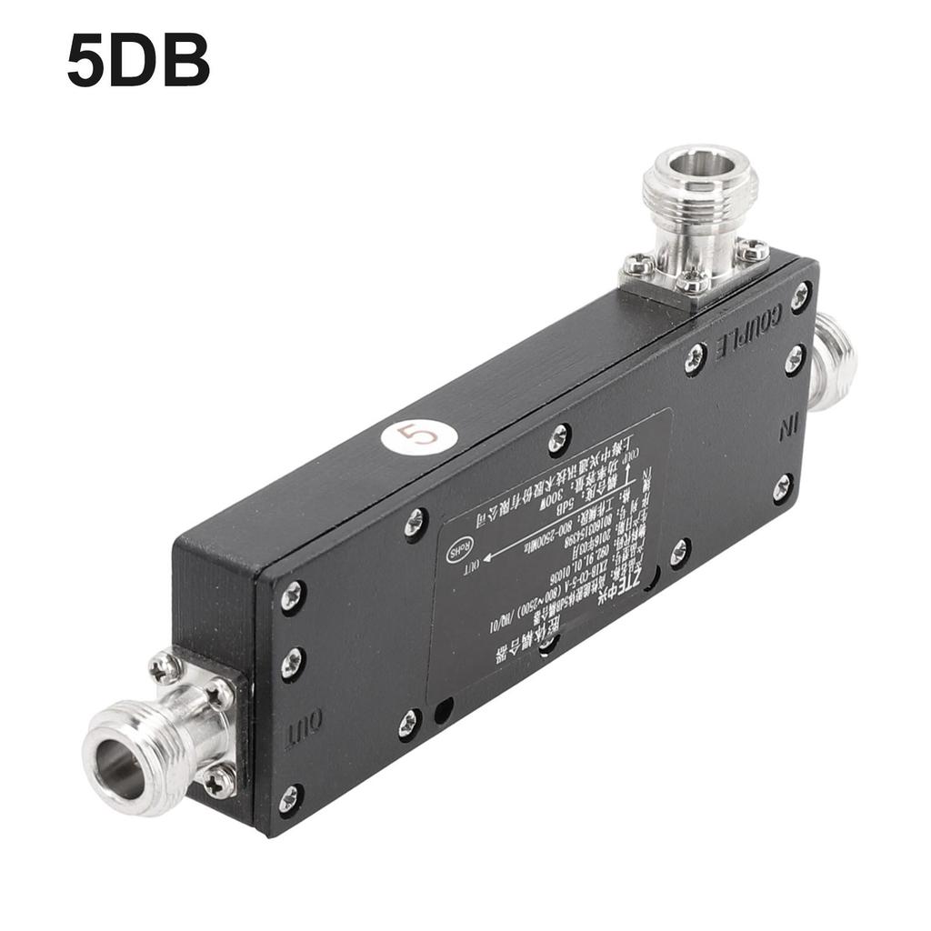 New N-Type Female RF Coaxial Directional Coupler 800-2500MHz 200W 5dB~40dB