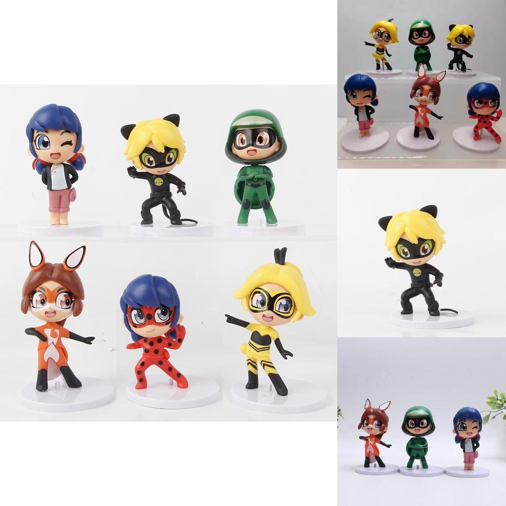 Adorable 6 Styles Miracle Girl Figurines Pvc Car Hanging Decorations Ideal For Cakes And Toys