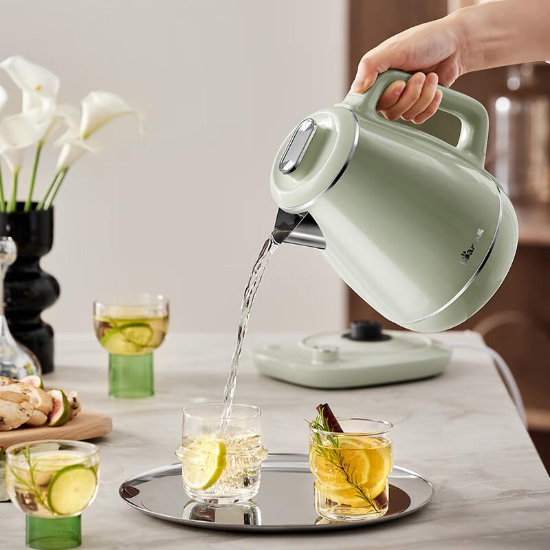 Bear ZDH-S15Y5 1.5L 316L Stainless Steel Electric Kettle with Keep Warm CN plug (adapter included)